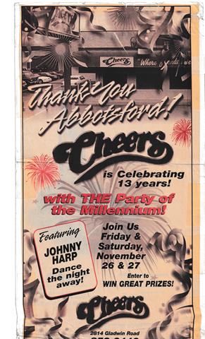 Cheers 13th Anniversary Ad