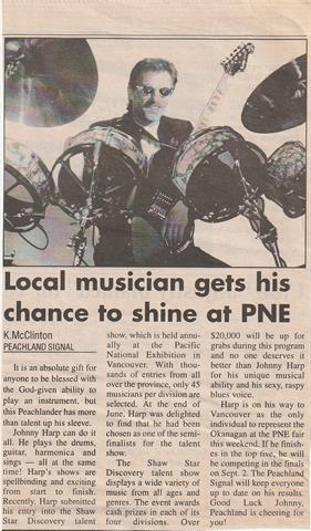 Local Musician Gets His Chance to Shine